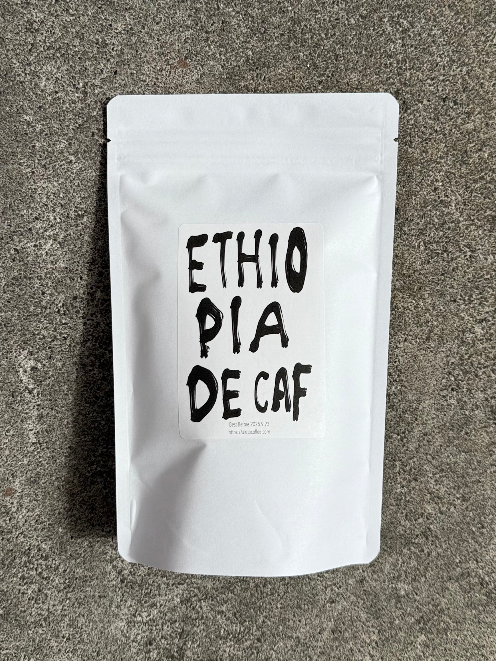 ETHIOPIA DE CAF エチオピアデカフェ（深煎り150g)