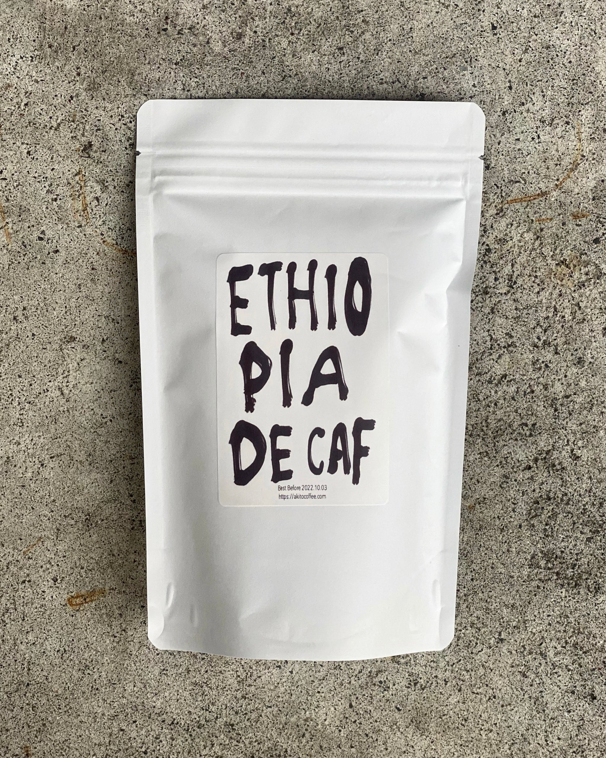 ETHIOPIA DE CAF エチオピアデカフェ（150g深煎り）